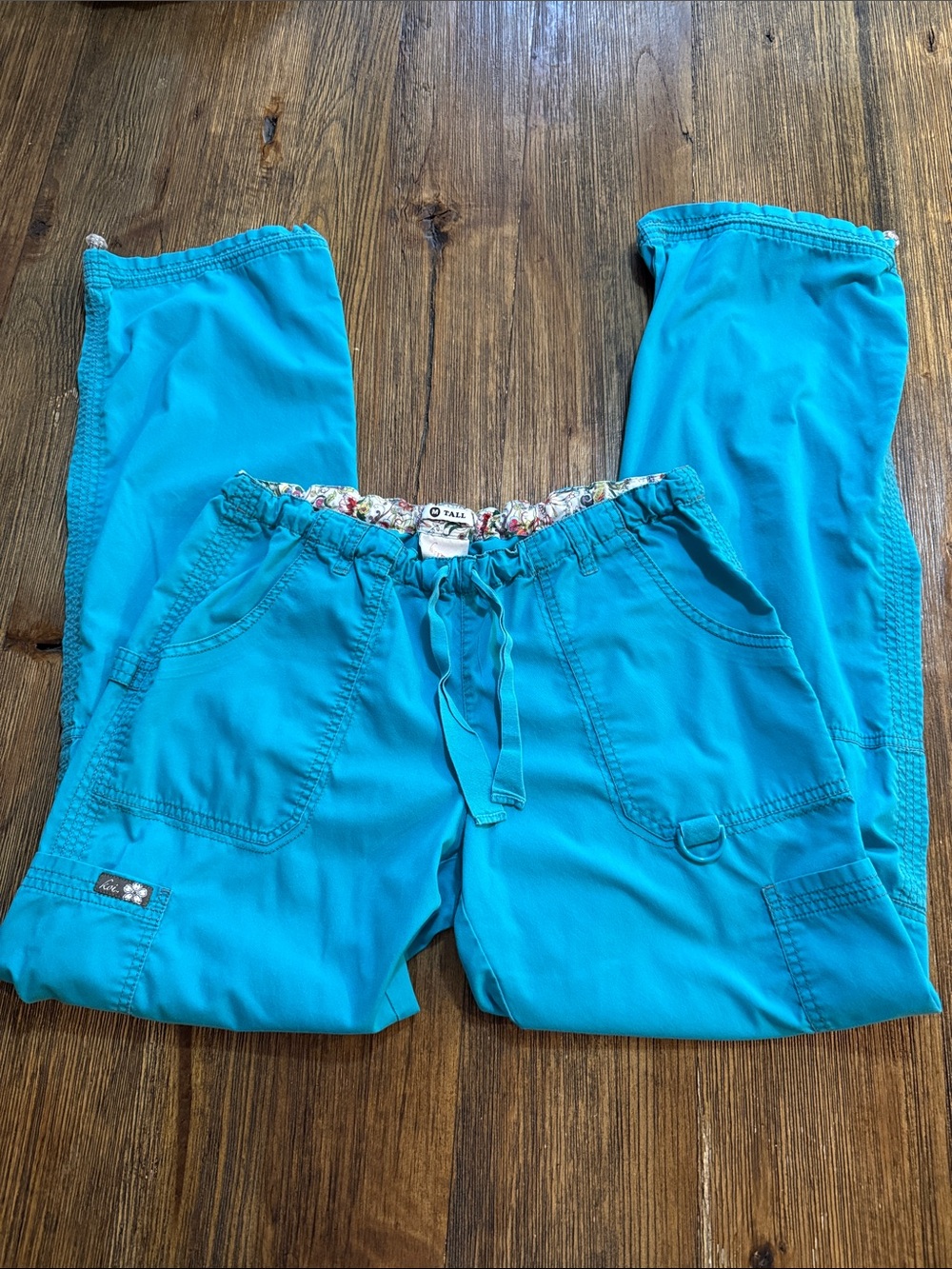 koi Teal Scrub Pants